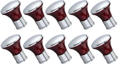 GROWNIX Maroon Rod Rail Bracket Metal(Pack of 10)