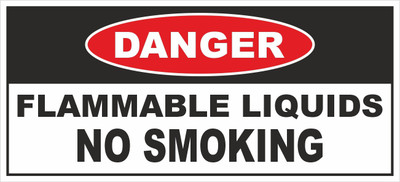 rangvishwa Flammable Liquids No Smoking Emergency Sign