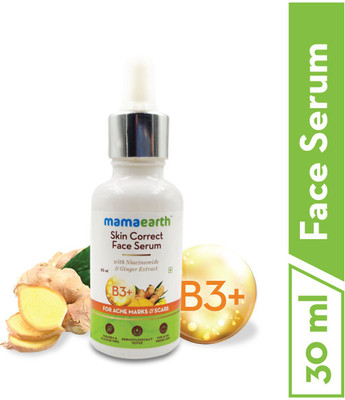 Mamaearth Skin Correct Face Serum with Niacinamide and Ginger Extract for Acne Marks & Scars - 30 ml(30 ml)