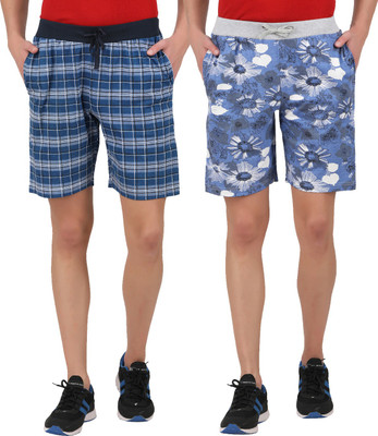 CHECKERSBAY Checkered Men Multicolor Regular Shorts