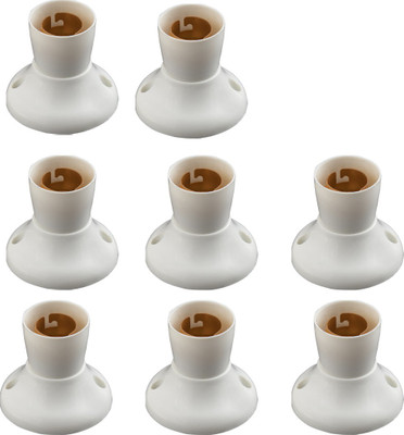 vergin 1002B-2 Plastic Light Socket(Pack of 8)