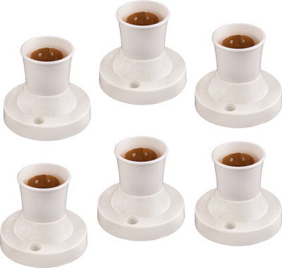 vergin 1003B-1 Plastic Light Socket(Pack of 6)