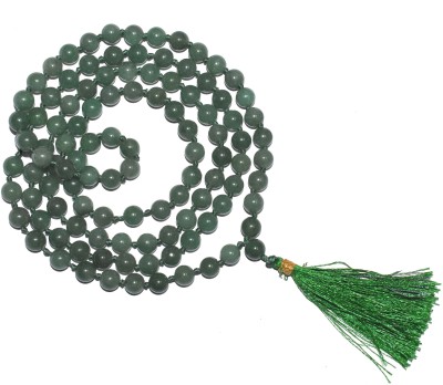 Healings4u Green Aventurine Knotted Chakra Healing Balancing 108 Bead Yoga Meditation Prayer Jap Mala Necklace Crystal Crystal Necklace