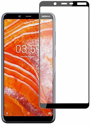 VISHZONE Edge To Edge Tempered Glass for Nokia 3.1 Plus(Pack of 1)