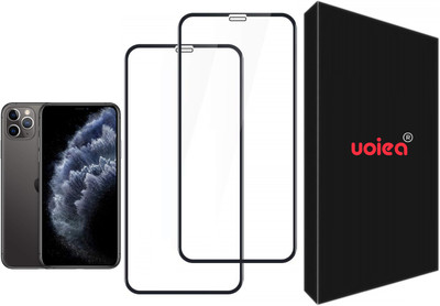 UOIEA Edge To Edge Tempered Glass for Apple iPhone 11 Pro Max(Pack of 2)