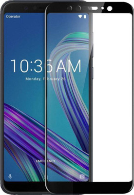 DSCASE Edge To Edge Tempered Glass for Asus Zenfone Max Pro M1(Pack of 1)