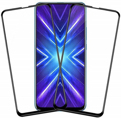 Bodoma Edge To Edge Tempered Glass for Honor 9x(Pack of 2)