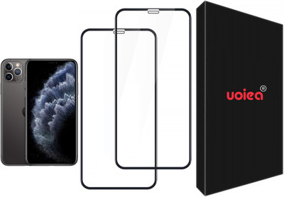 UOIEA Edge To Edge Tempered Glass for Apple iPhone 11 Pro Max(Pack of 2)