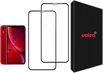 UOIEA Edge To Edge Tempered Glass for Apple iPhone XR(Pack of 2)