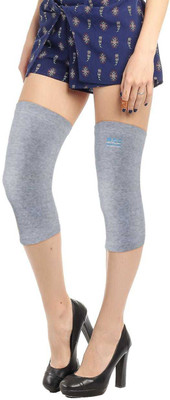 rsc healthcare Stretchable Knee Cap for Pain Relief Pair Knee Support(Grey)