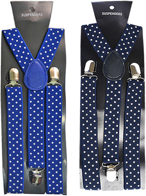 SunShopping Y- Back Suspenders for Men(Blue)