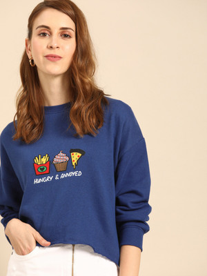 Dressberry Full Sleeve Printed Women Sweatshirt