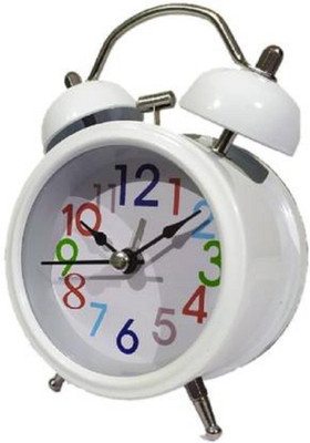 Triangle Ant Analog White Clock