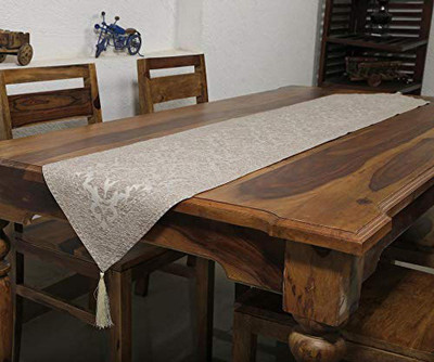 Sunrise White 182.88 cm Table Runner(Polyester)
