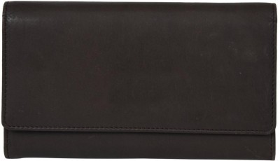 Leatherman Fashion Girls Brown Genuine Leather Wallet(4 Card Slots)