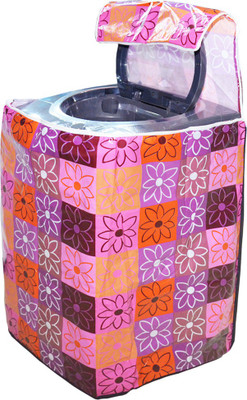Shree Krishan Top Loading Washing Machine  Cover(Width: 58.42 cm, Pink)