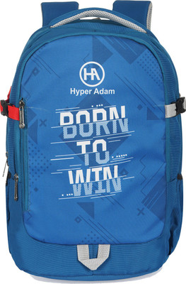 Hyper Adam Born To Win 33 L Laptop Backpack(Blue)