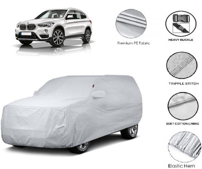 GIFFEN Car Cover For BMW X1 (With Mirror Pockets)(Silver)