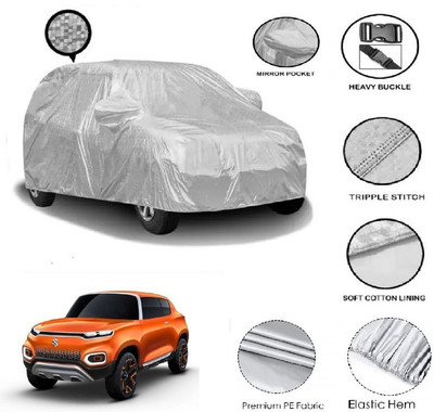 GIFFEN Car Cover For Maruti Suzuki Future-S (With Mirror Pockets)(Silver)