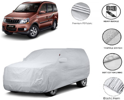 GIFFEN Car Cover For Mahindra Xylo (With Mirror Pockets)(Silver)