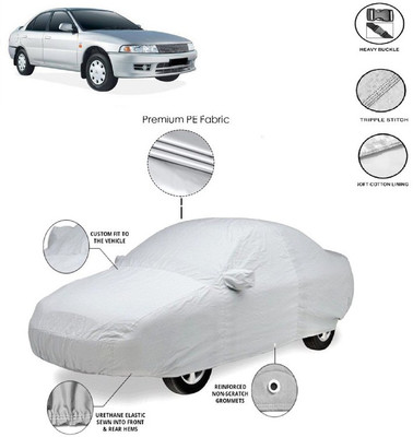 GIFFEN Car Cover For Mitsubishi Lancer (With Mirror Pockets)(Silver)
