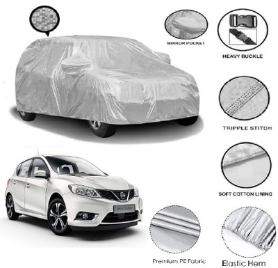 GIFFEN Car Cover For Nissan Pulsar (With Mirror Pockets)(Silver)