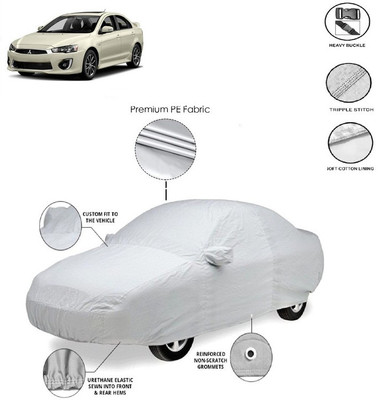 GIFFEN Car Cover For Mitsubishi Lancer Evolution (With Mirror Pockets)(Silver)