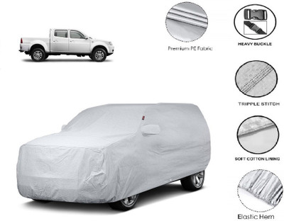 GIFFEN Car Cover For Tata Xenon XT (With Mirror Pockets)(Silver)