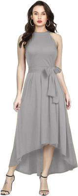 NATEK Flared/A-line Gown(Grey)