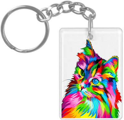 hamsa print world K1070 Key Chain