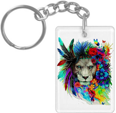 hamsa print world K1069 Key Chain