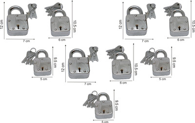 CENTURY Atoot Padlock-55-60-65MM 3PC Padlock(Steel)