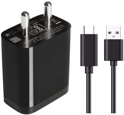 Vooy Wall Charger Accessory Combo for All Android Smartphones Fast Charging Charger(Black)