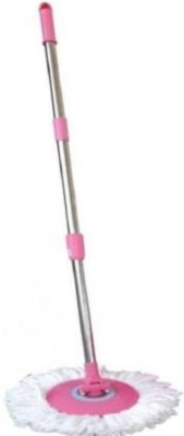 Majron 360 Degree Rotating Mop stick with 1 refill Wet & Dry Mop Wet & Dry Mop(Multicolor)