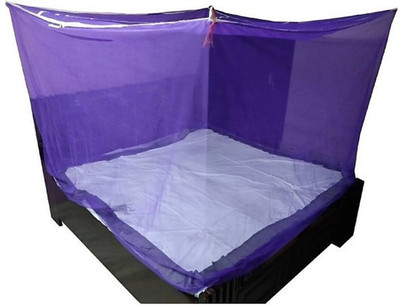 DBmosquitonet Polyester Adults Washable MOSQUIT0 NET F Mosquito Net(Blue, Bed Box)