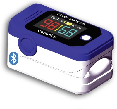 Control D Bluetooth Digital Pulse Oximeter for SpO2 & Pulse Measurement Pulse Oximeter(Blue, White)