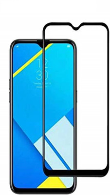 AKSHUD Edge To Edge Tempered Glass for Realme C3(Pack of 1)
