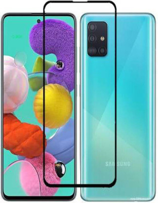 KrKis Edge To Edge Tempered Glass for Samsung Galaxy A51(Pack of 1)