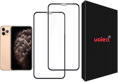 UOIEA Edge To Edge Tempered Glass for Apple iPhone 11 Pro Max(Pack of 2)