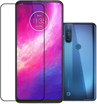 SOMTONE Front and Back Tempered Glass for Motorola One Hyper(Pack of 1)