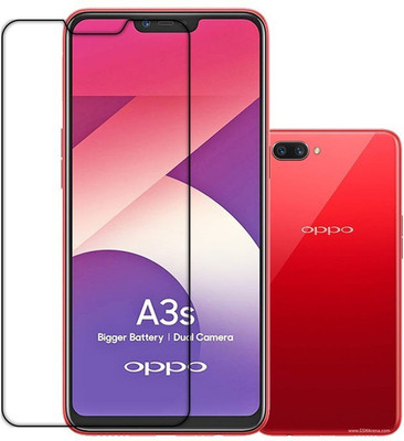 SOMTONE Front and Back Tempered Glass for Oppo A3s(Pack of 1)