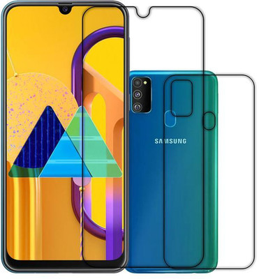SOMTONE Front and Back Tempered Glass for SAMSUNG M30S(Pack of 1)