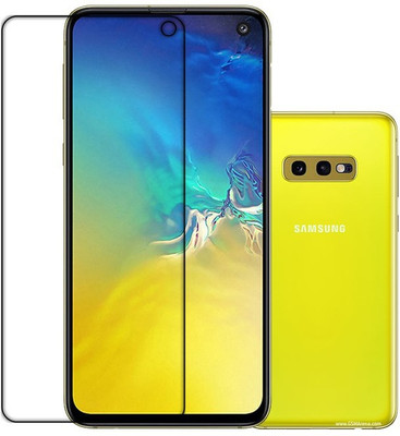 SOMTONE Front and Back Tempered Glass for SAMSUNG S10E(Pack of 1)