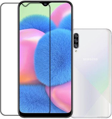 SOMTONE Front and Back Tempered Glass for SAMSUNG A30S(Pack of 1)