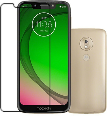 SOMTONE Front and Back Tempered Glass for MOTO G7 PLAY(Pack of 1)