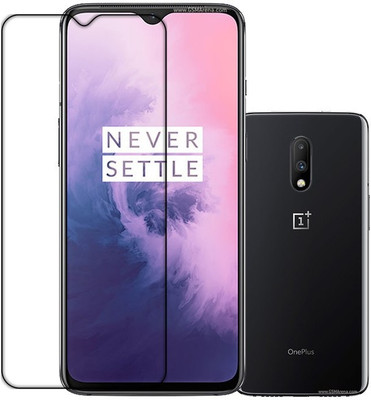 SOMTONE Front and Back Tempered Glass for ONEPLUS 7(Pack of 1)
