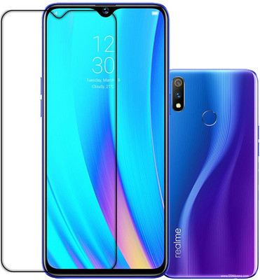 K2-TECH SQUARE Front and Back Tempered Glass for REALME 3 PRO(Pack of 1)