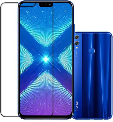 SOMTONE Front and Back Tempered Glass for Honor 8X(Pack of 1)
