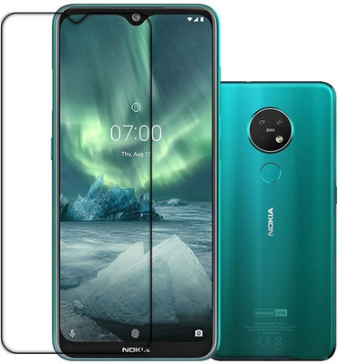 SOMTONE Front and Back Tempered Glass for NOKIA 7.2(Pack of 1)