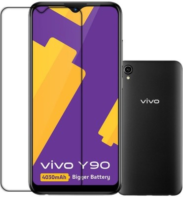 SOMTONE Front and Back Tempered Glass for VIVO Y90(Pack of 1)